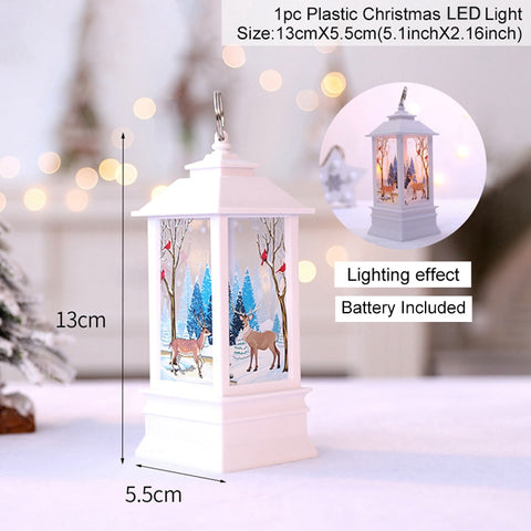 Christmas Lantern Light Merry Christmas Decorations for Home 2022 Navidad Christmas Tree Ornaments Xmas Gifts New Year 2023