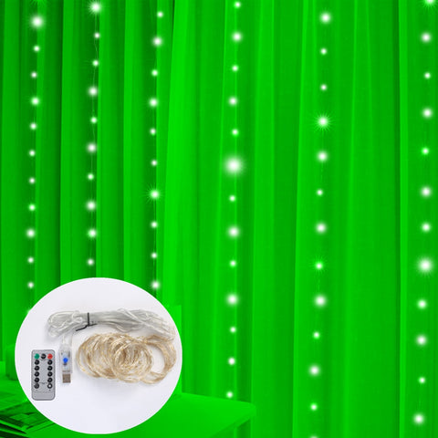 3M LED Curtain Garland on The Window USB Power Fairy Lights Festoon with Remote New Year Garland Led Lights Christmas Decoration