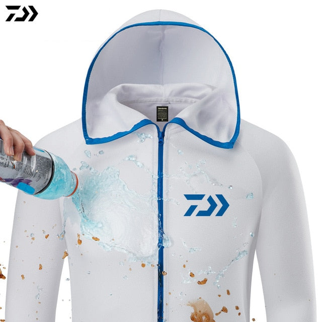 Daiwa shirt breathable câu cá quần áo người đàn ông không thấm nước câu cá áo sơ mi dài tay áo câu cá nhanh chóng sấy quần áo câu cá