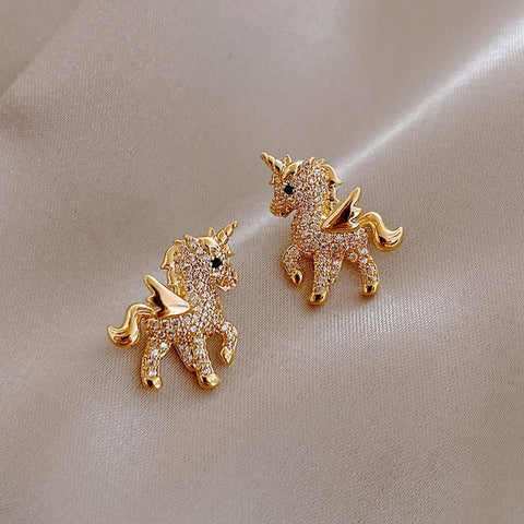 Unicorn Stud Earrings