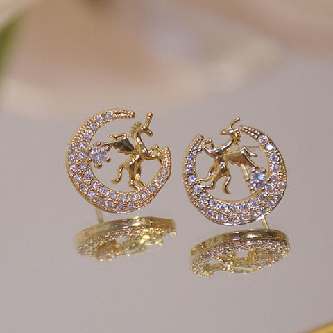 Unicorn Stud Earrings