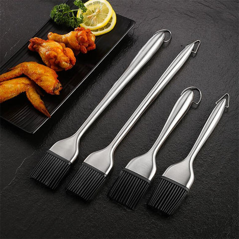 Stainless Steel Handle Silicone Oil Brush BBQ