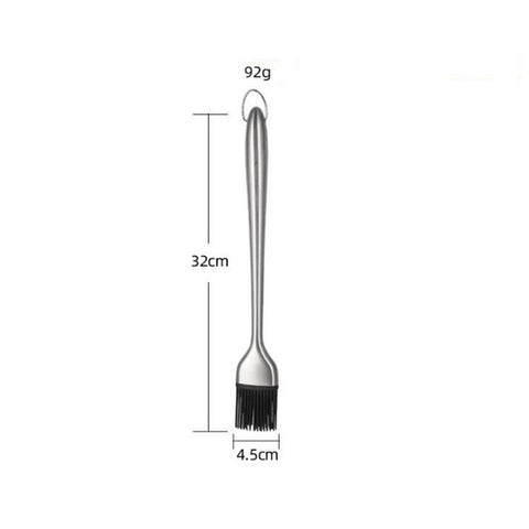 Stainless Steel Handle Silicone Oil Brush BBQ